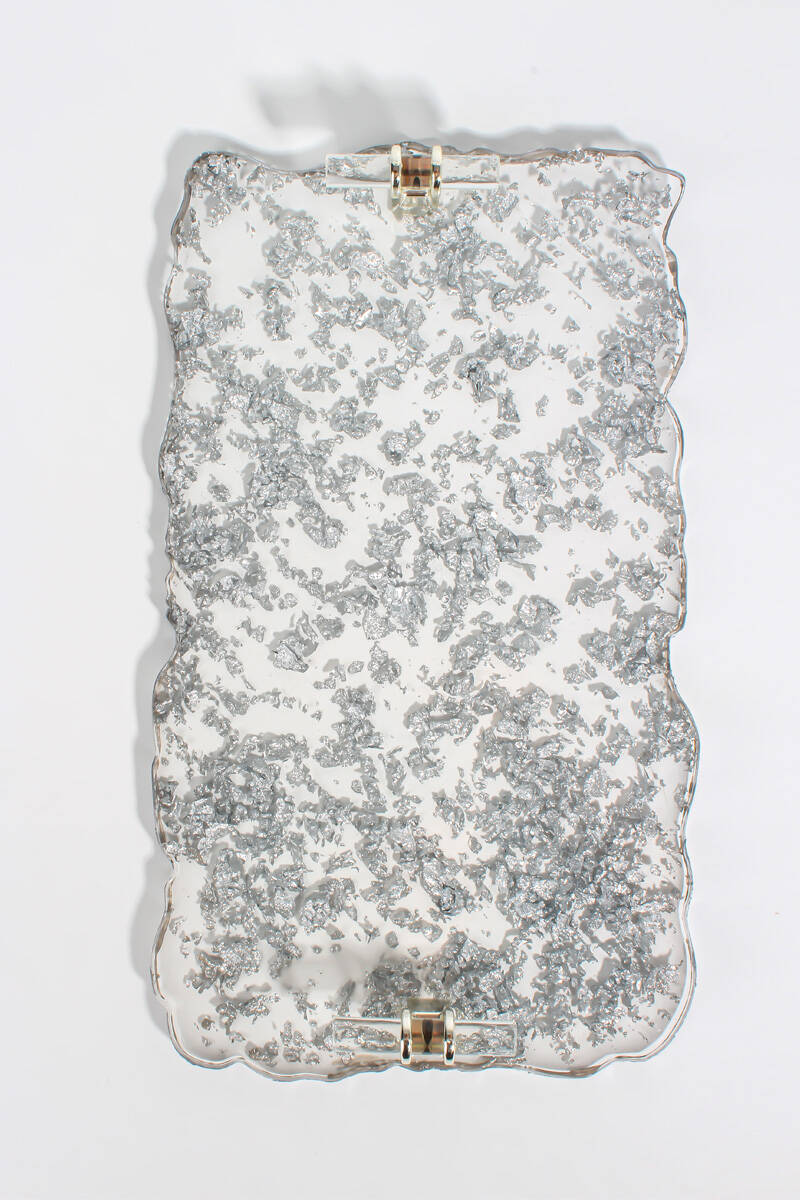 Tırtıklı Dikdörtgen Tepsi Epoksi Reçine Kalıbı KHE439 - 1