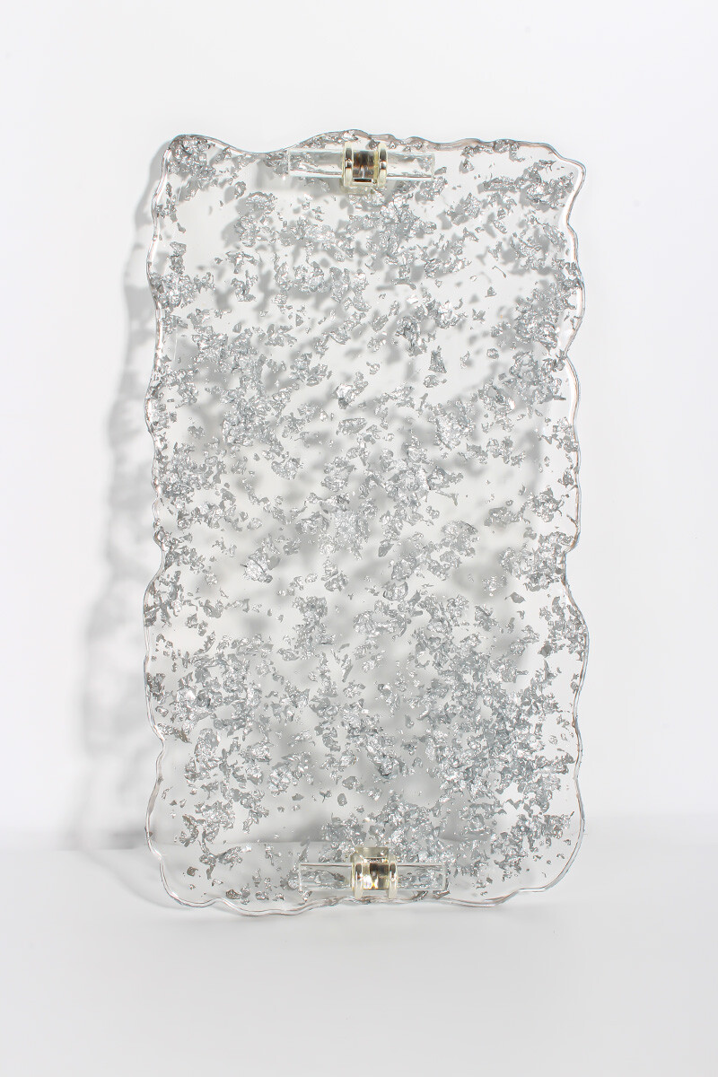 Tırtıklı Dikdörtgen Tepsi Epoksi Reçine Kalıbı KHE439 - 4