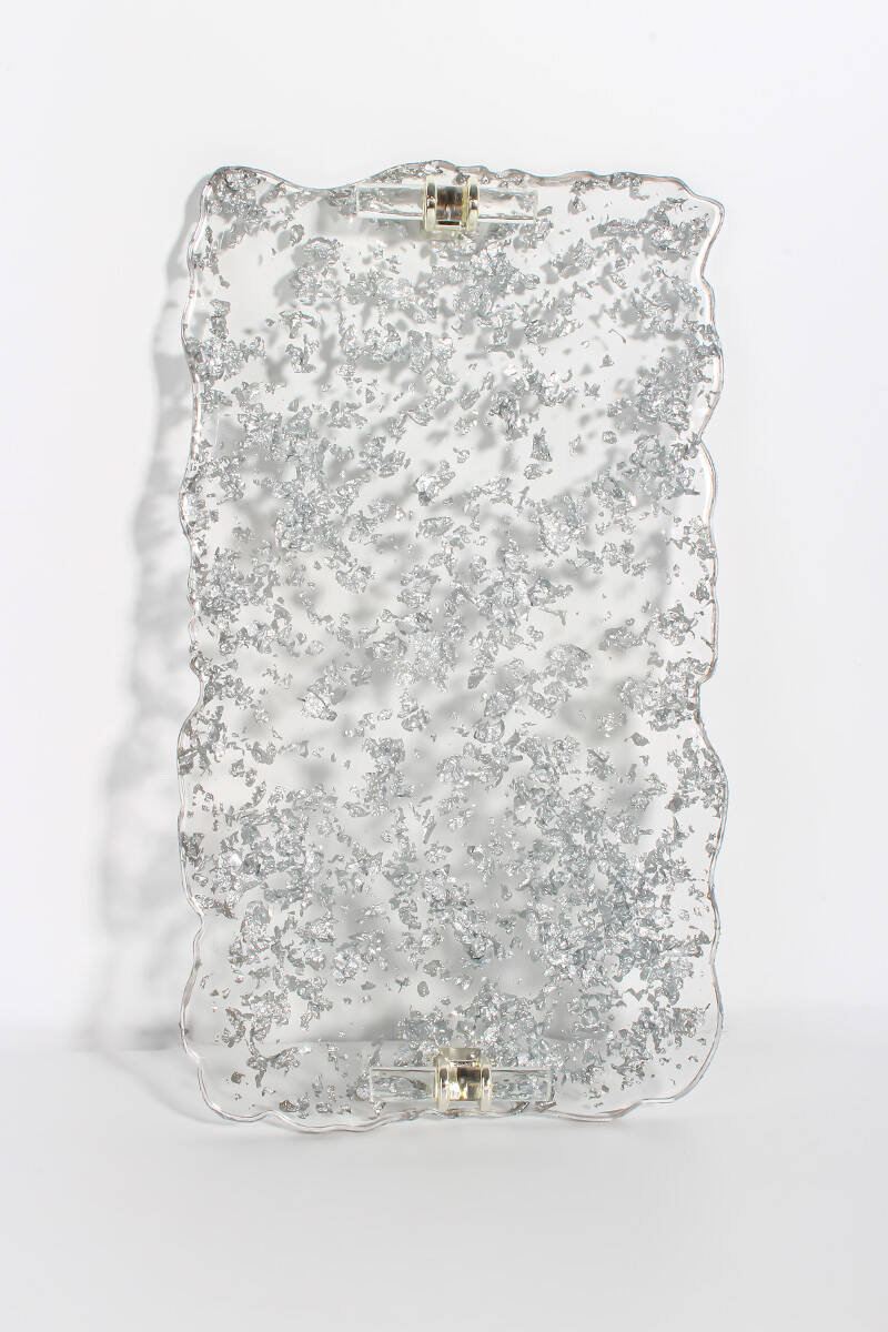 Tırtıklı Dikdörtgen Tepsi Epoksi Reçine Kalıbı KHE439 - 4