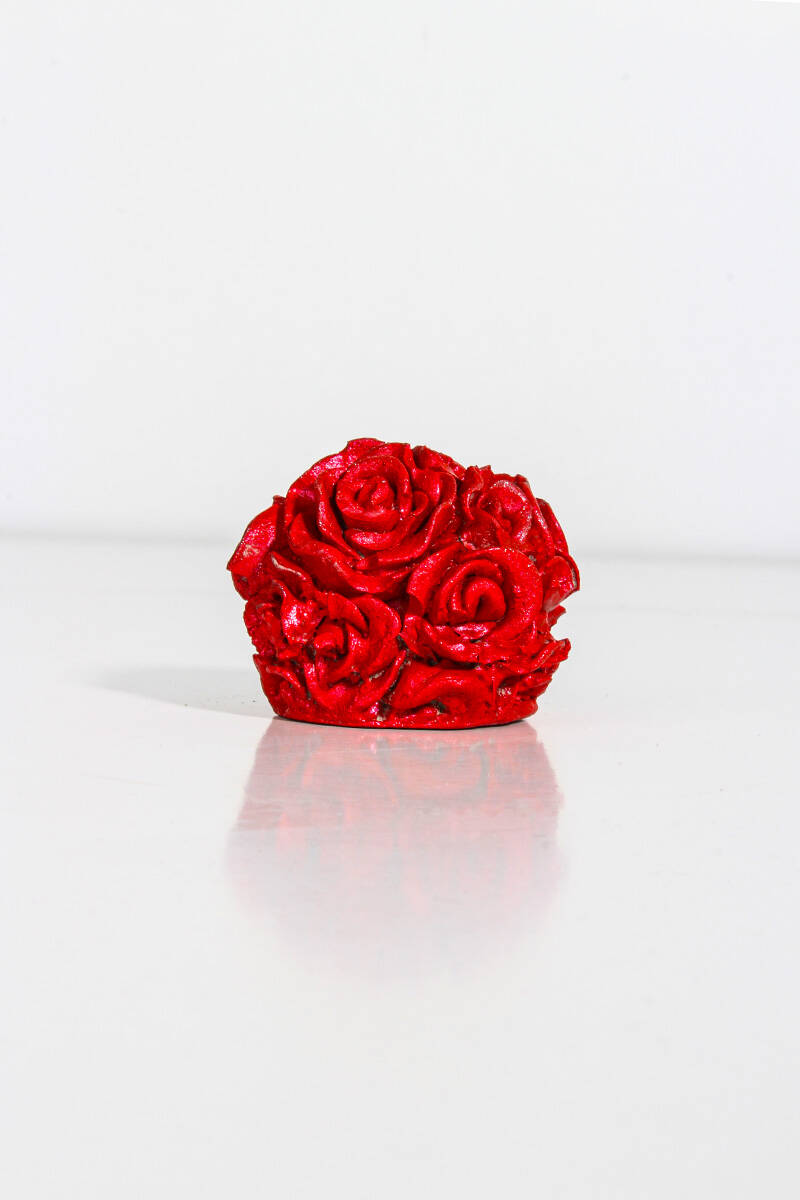 Yuvarlak Gül Silikon Mum Kalıbı KHGUL04 - 1