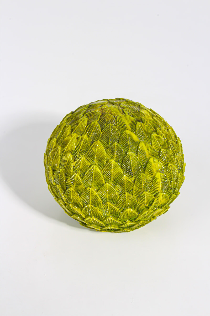 Yuvarlak Yaprak Detaylı Silikon Mum Kalıbı KHM118 - 