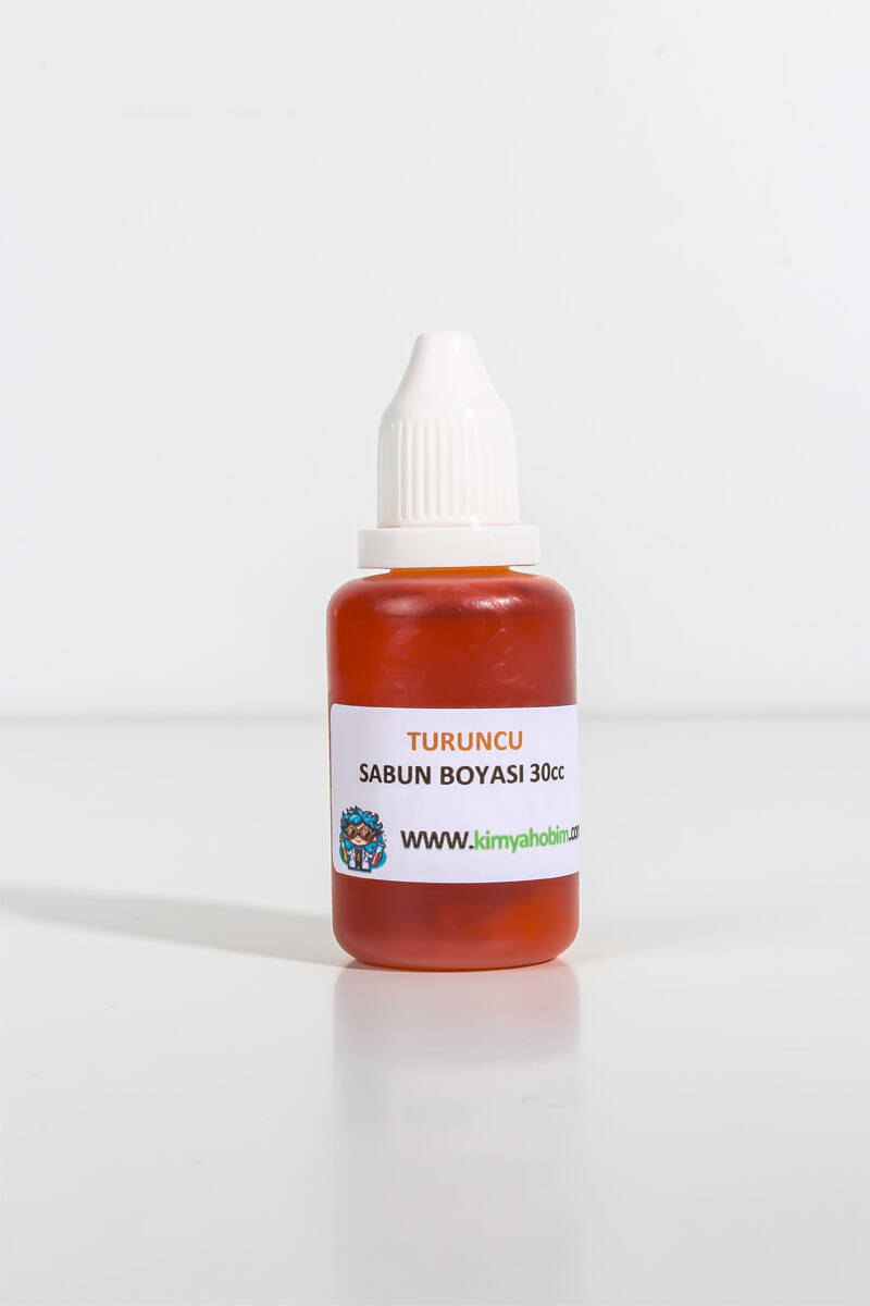 Turuncu Sıvı Sabun Boyası 30CC - 1