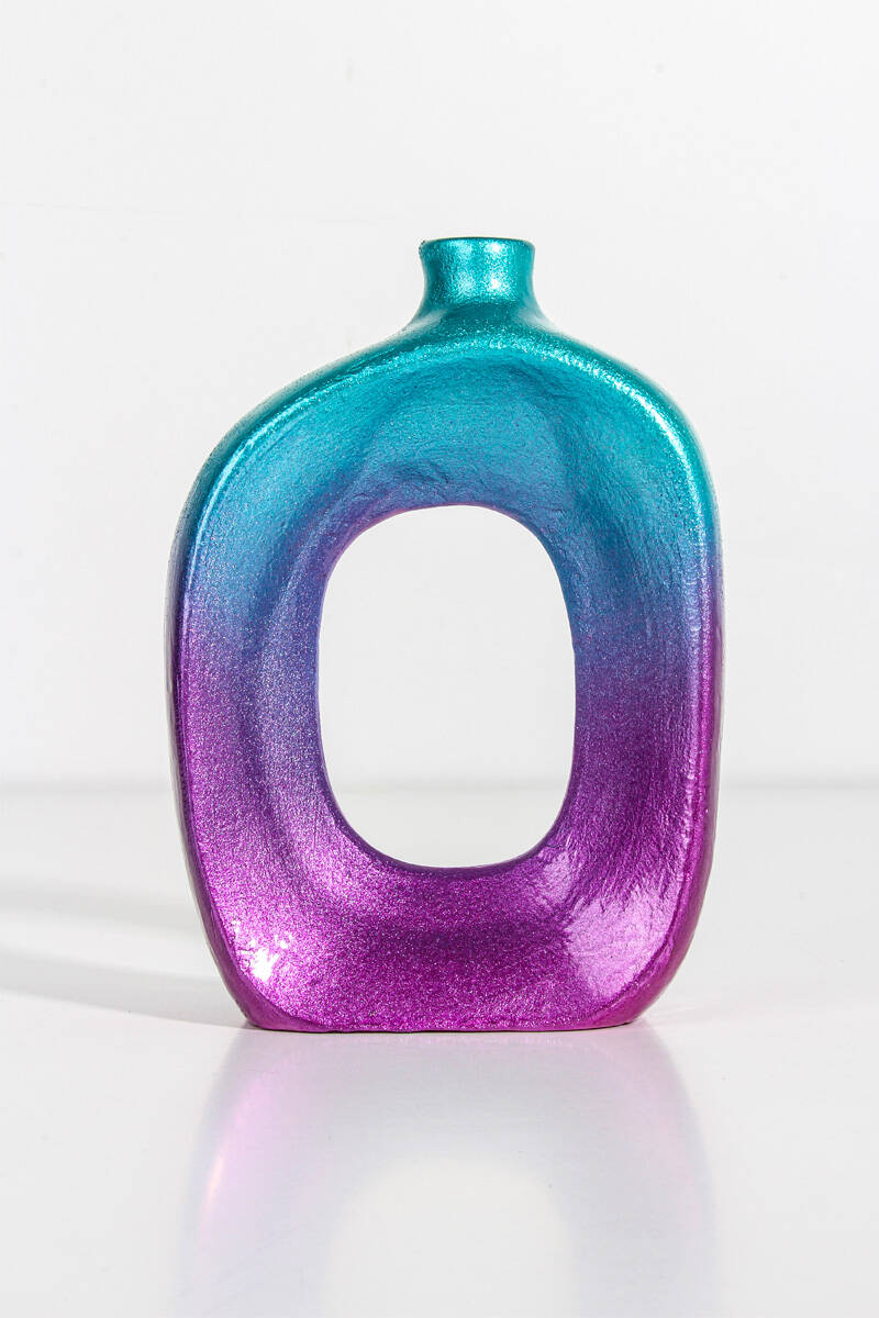 Vazo Biblo Dekoratif Beton Taş Tozu Silikon Kalıbı KHB122 - 1