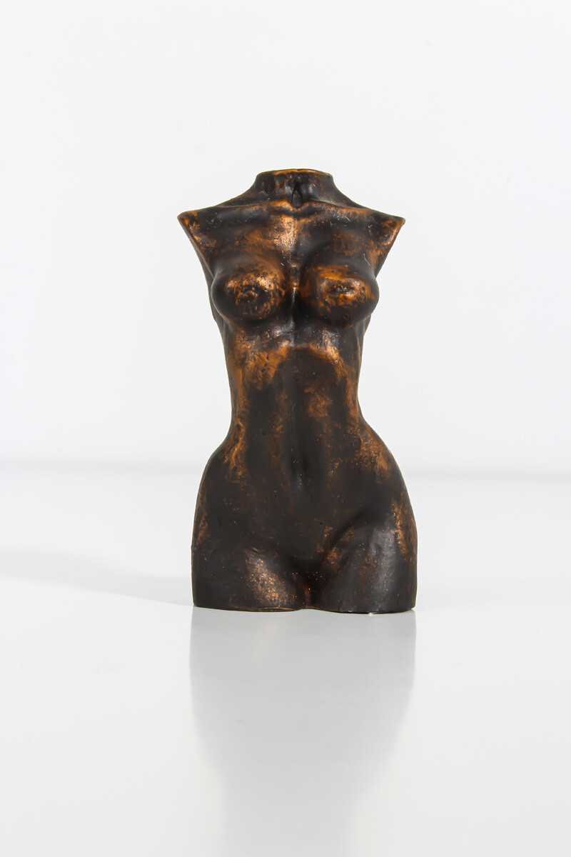 Venüs Kadın Büstü Silikon Mum Kalıbı KHM36 - 