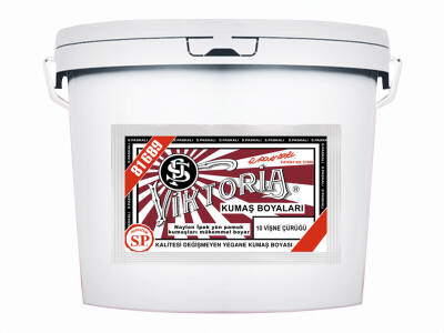 Viktoria Kumaş Boyası 10 Vişne Renk 5 Kg - 1