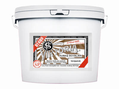 Viktoria Kumaş Boyası 19 Kahve Renk 5 Kg - 1