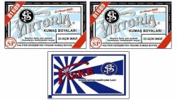 Viktoria Kumaş Boyası 23 Mavi Açık Renk 2 Adet + Fiske Sabitleme İlacı - 