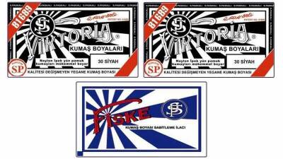 Viktoria Kumaş Boyası 30 Siyah Renk 2 Adet + Fiske Sabitleme İlacı - 1