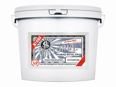 Viktoria Kumaş Boyası 33 Kurşuni Açık Renk 5 Kg - 1