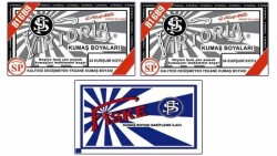 Viktoria Kumaş Boyası 34 Kurşuni Koyu Renk 2 Adet + Fiske Sabitleme İlacı - 