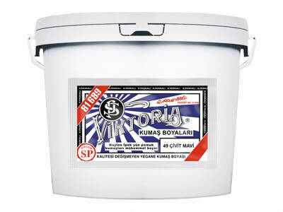 Viktoria Kumaş Boyası 49 Çivit Mavi Renk 5 Kg - 1