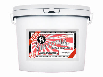 Viktoria Kumaş Boyası 7 Nar Çiçeği Renk 5 Kg - 1