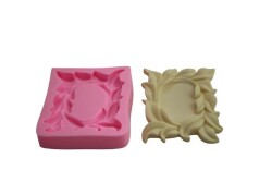 Yapraklı Çerçeve Silikon Kalıbı ÇE-04 - 