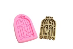 Yassı Kuş Kafesi Silikon Kalıbı ÇE-30 - 