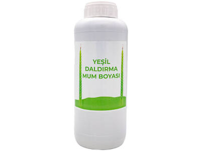 Yeşil Daldırma Sıvı Mum Boyası 1 LT - 1
