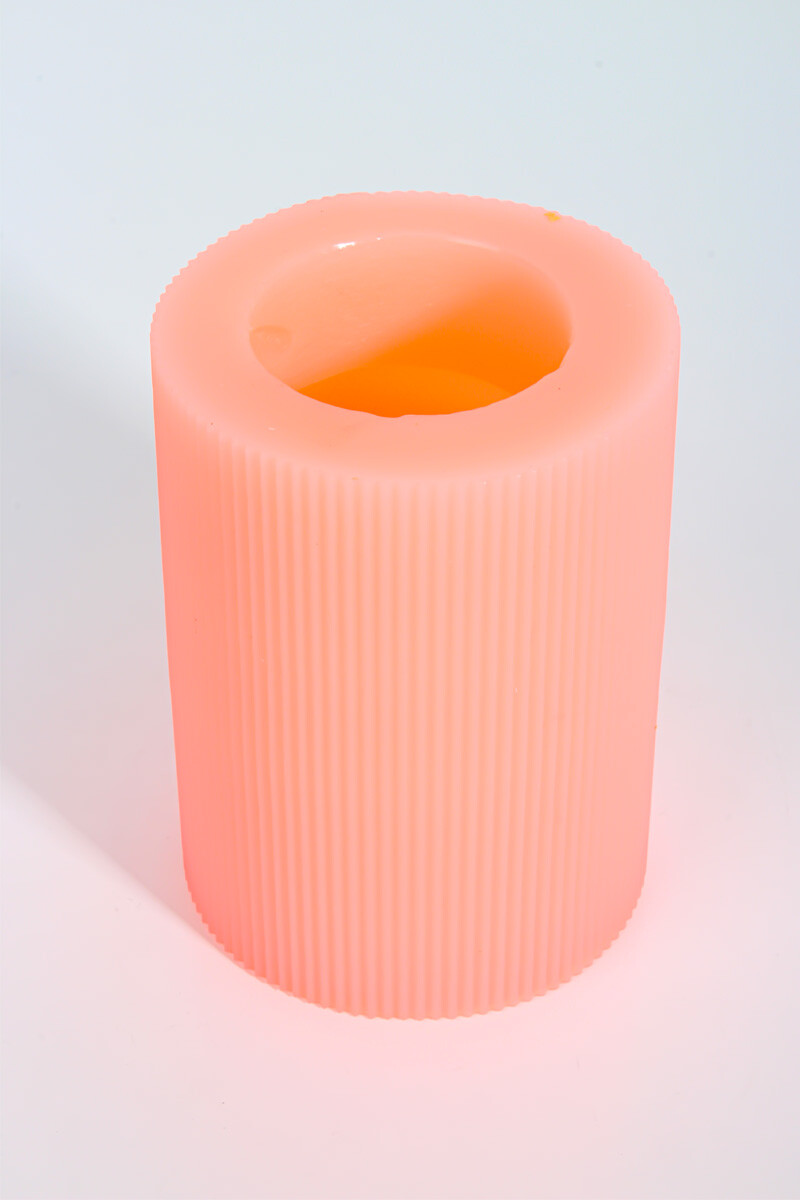 Yılan Detaylı Silindir Silikon Mum Kalıbı KHM11 - 5