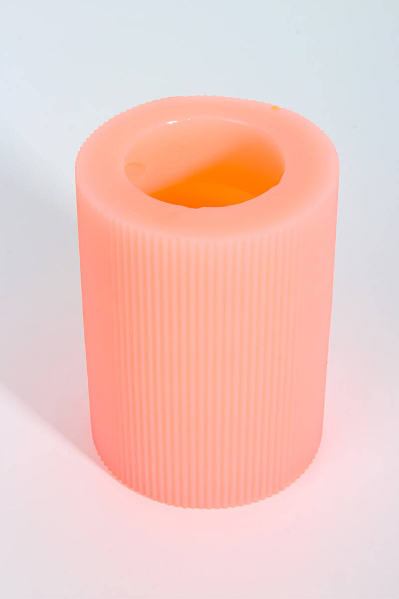 Yılan Detaylı Silindir Silikon Mum Kalıbı KHM11 - 5