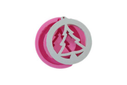 Yılbaşı Asılabilir Çam Ağacı Silikon Kalıbı Y-15 - 