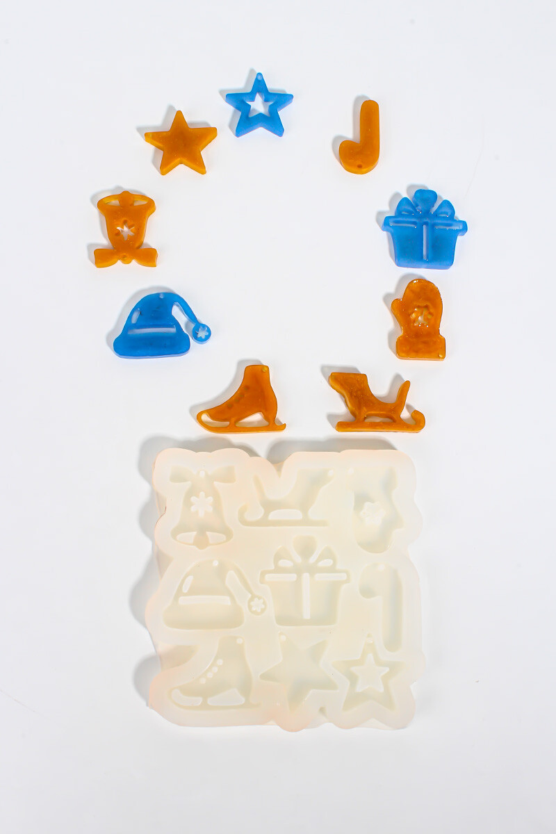 Yılbaşı Figürü Epoksi Silikon Kalıbı KHE766 - 3