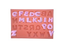 Yıldızlı Alfabe Harf Silikon Kalıbı H-09 - 