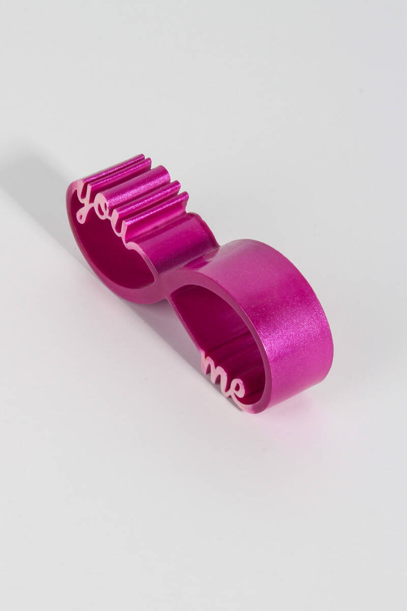 You Me Yazı Detaylı Sukulent Beton Taş Tozu Silikon Kalıbı KHB103 - 2