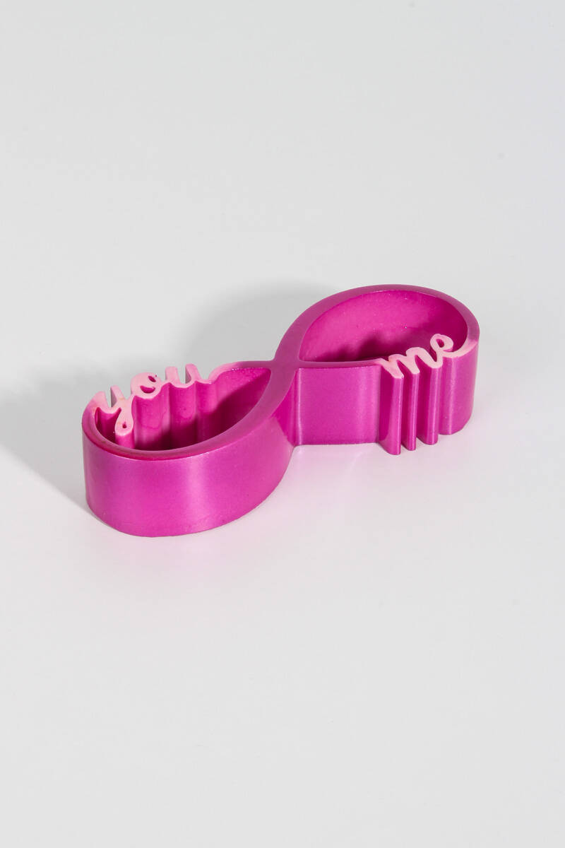 You Me Yazı Detaylı Sukulent Beton Taş Tozu Silikon Kalıbı KHB103 - 1