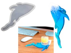 Yunus Bardak Altlığı Epoksi Reçine Kalıbı KHE522 - 