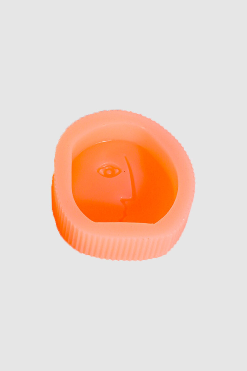 Yüz Detaylı Dekoratif Biblo Silikon Mum Kalıbı KHM273 - 2