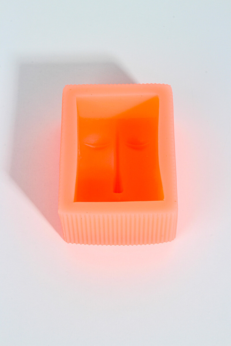 Yüz Detaylı Silikon Mum Kalıbı KHM269 - 4