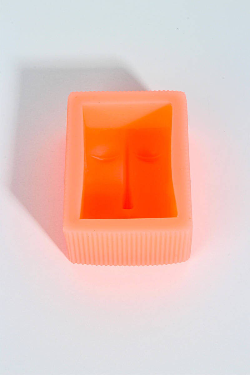 Yüz Detaylı Silikon Mum Kalıbı KHM269 - 4